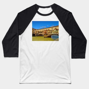 The Ponte Vecchio, Florence Baseball T-Shirt